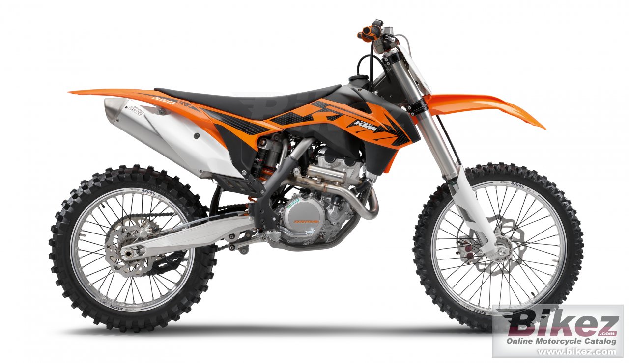 Big KTM 350 sx-f picture and wallpaper from Bikez.com